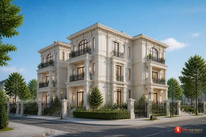 Bán biệt thự song lập Vin Olympic 200m2 hướng Tây Nam, thiết kế 5 phòng ngủ rộng rãi